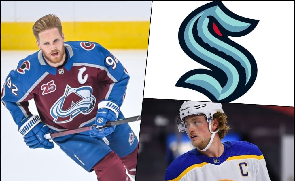 NHL trade, seattle kraken, jack eichel, gabriel landeskog