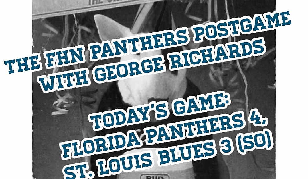 Fhn panthers postgame blues