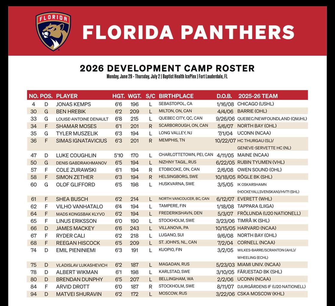 Florida panthers