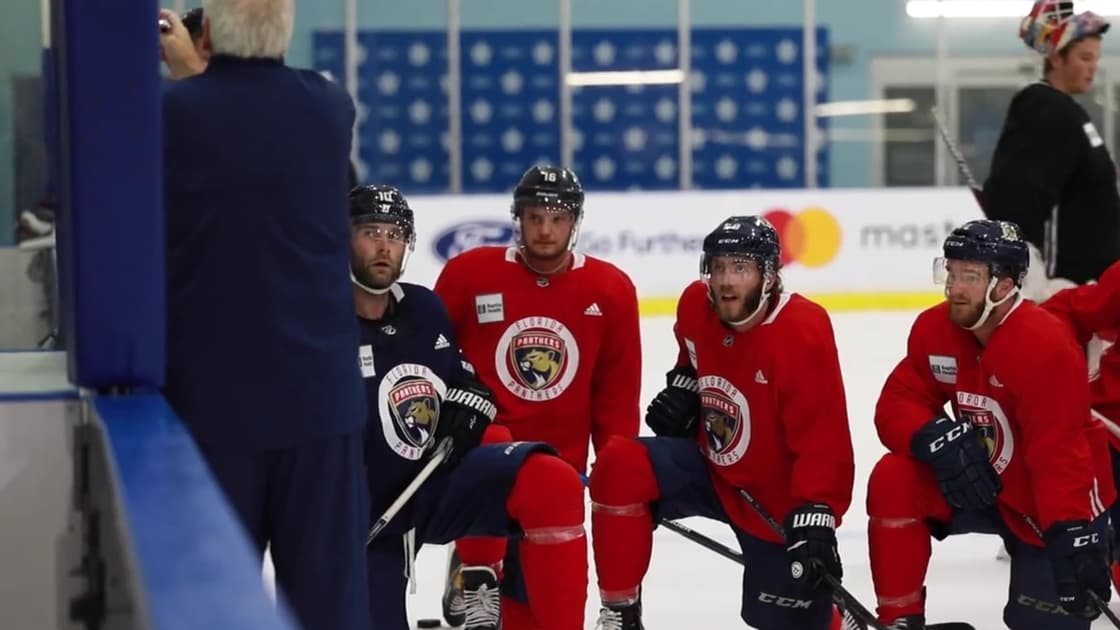Florida training panthers camp