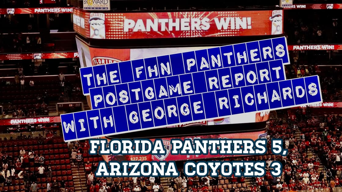 Fhn postgame panthers youtube