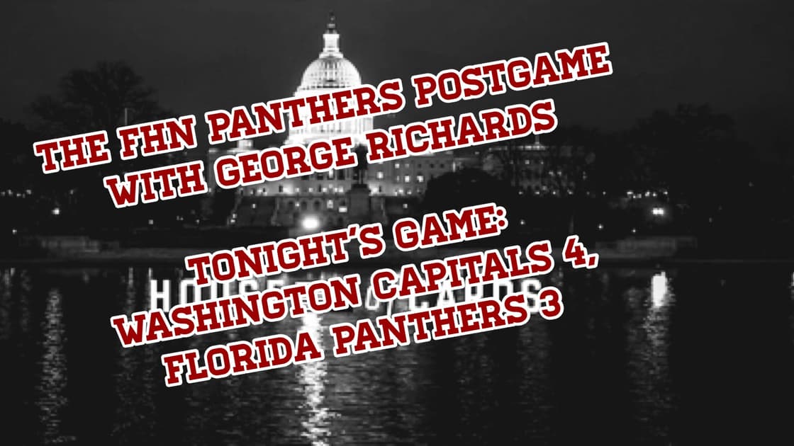 Fhn postgame panthers capitals