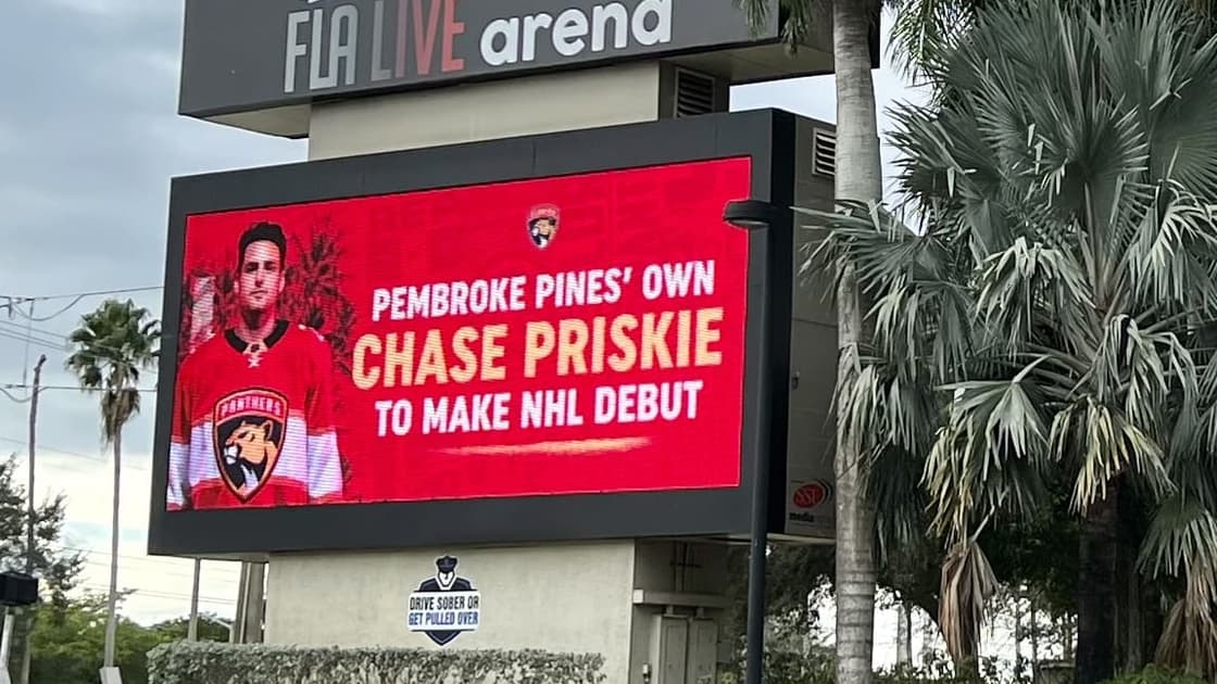 Chase florida panthers priskie