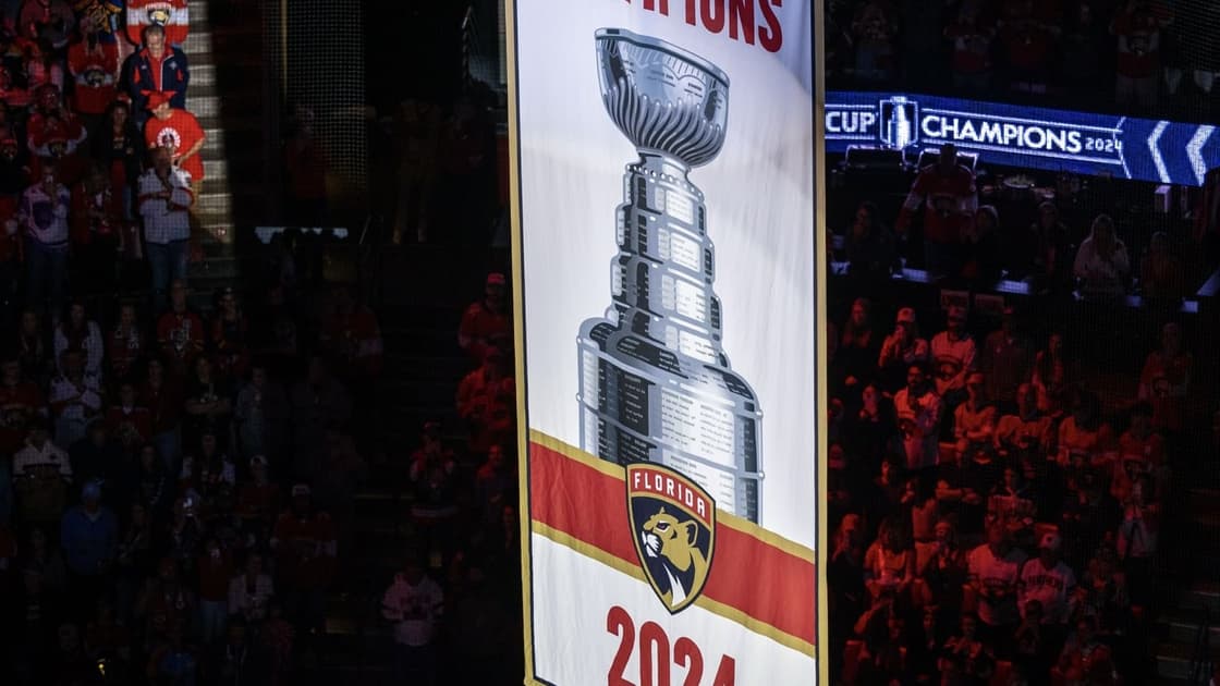 Panthers cup banner