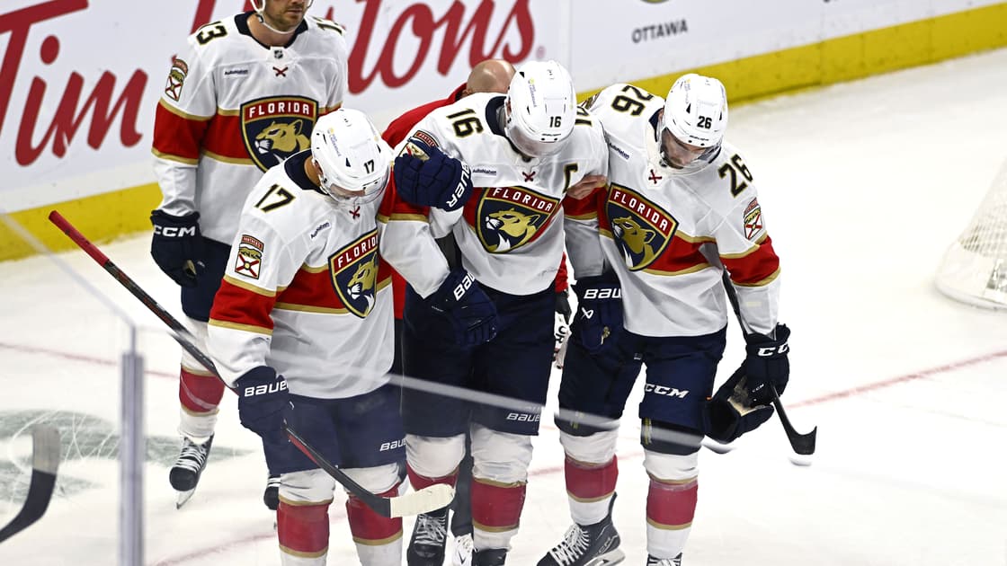 Barkov injured