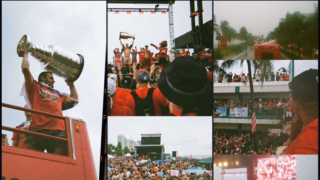 Panthers cup parade