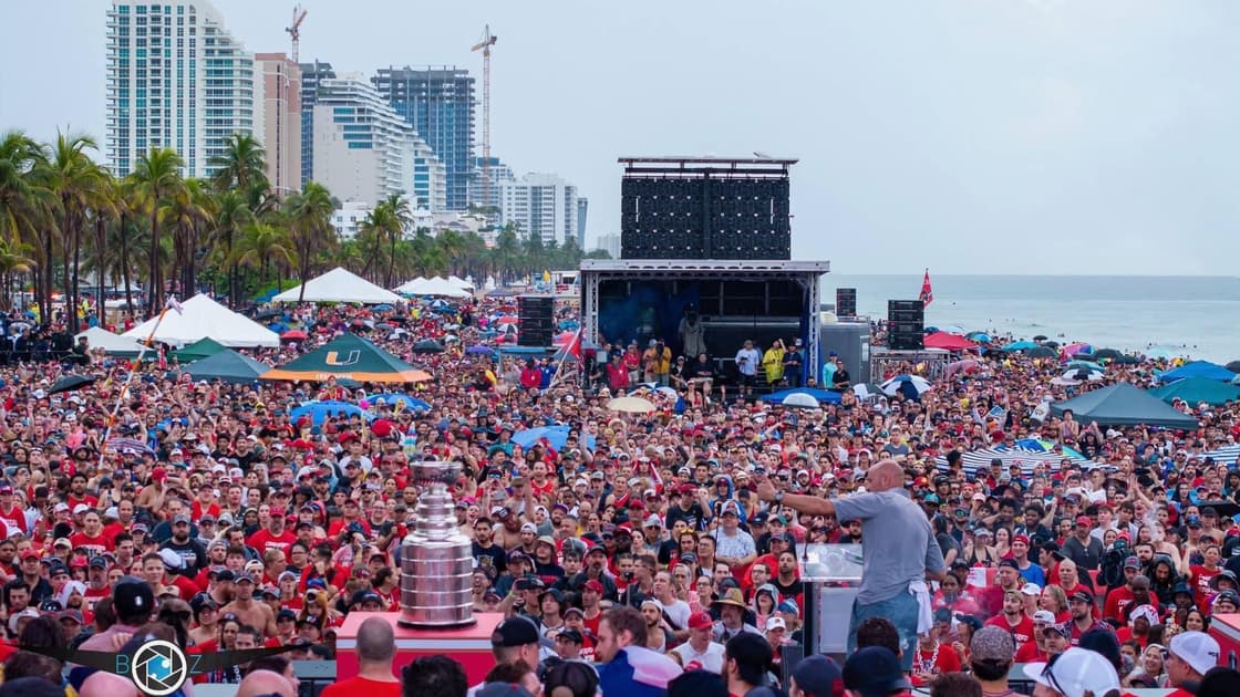 Panthers cup parade