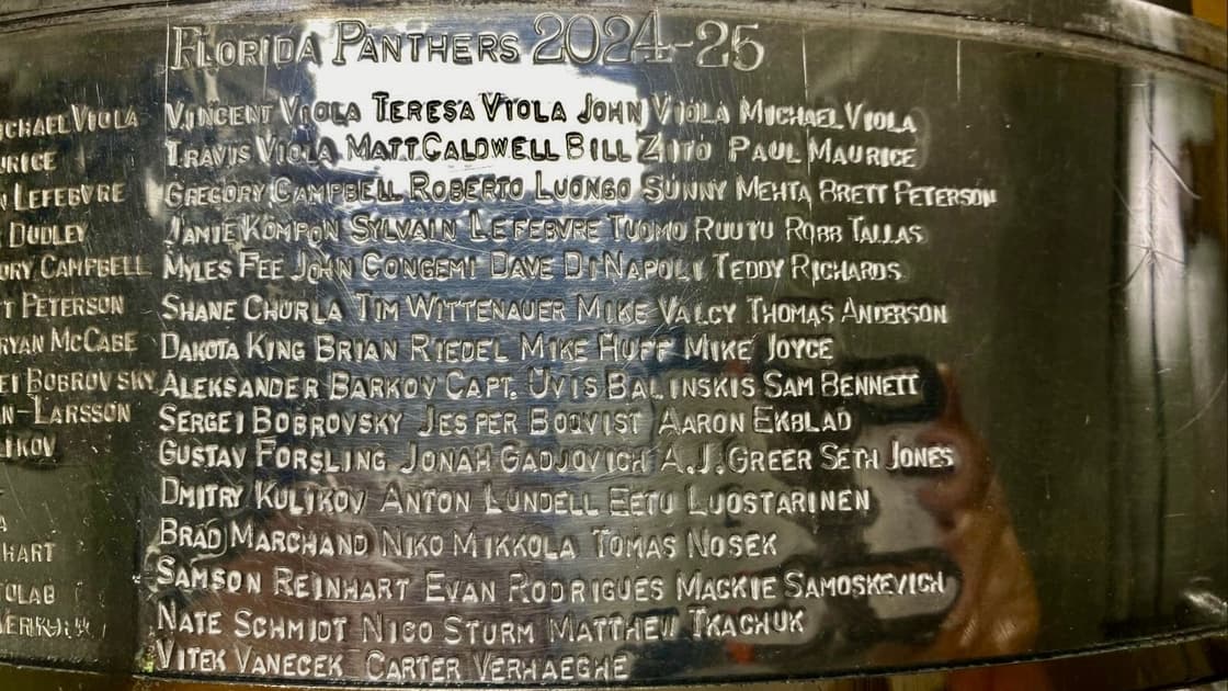 Panthers name cup