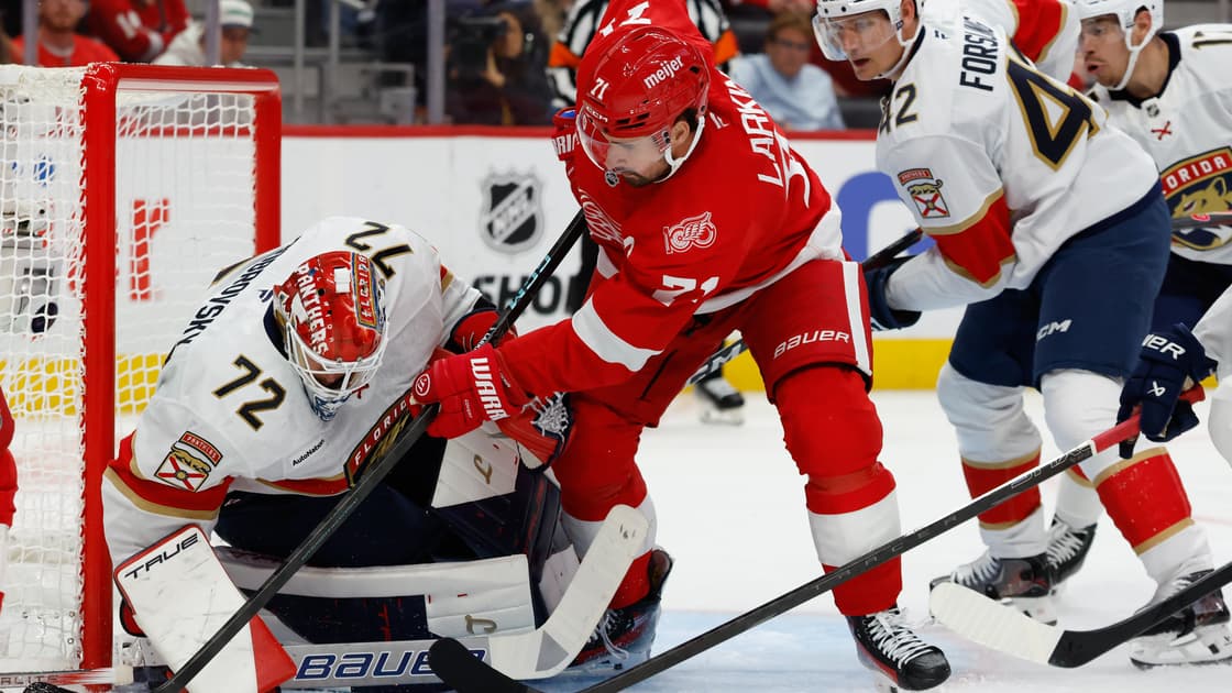 NHL: Florida Panthers at Detroit Red Wings