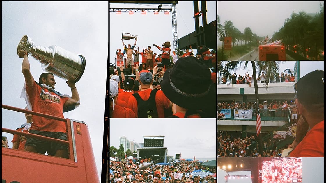 Panthers cup parade
