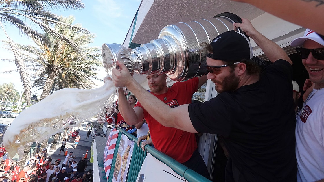 Panthers stanley cup beach