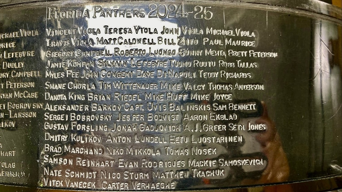Panthers name cup