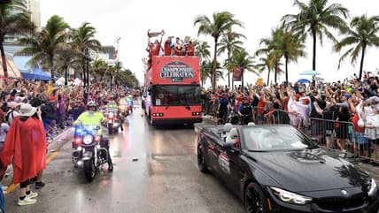 Panthers cup parade