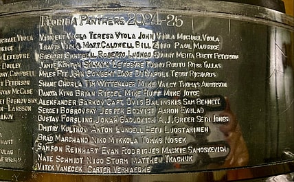 Panthers name cup