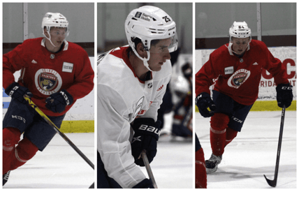 Florida Panthers prospects Ludvig Jansson Mackie Samoskevich Kasper Puutio