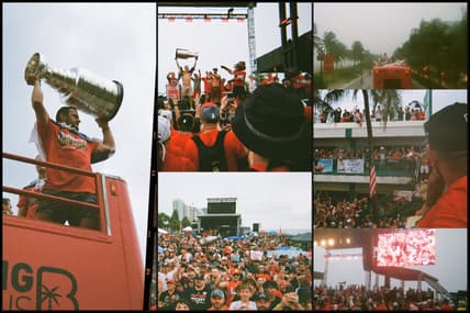 Panthers cup parade
