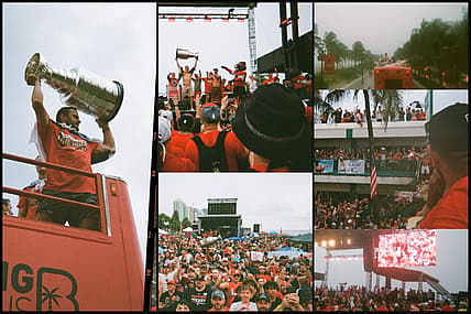 Panthers cup parade