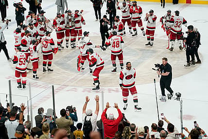 NHL: Stanley Cup Final-Carolina Hurricanes at Vegas Golden Knights