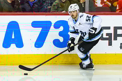 NHL: Utah Mammoth at Calgary Flames