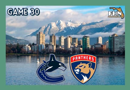 Panthers canucks