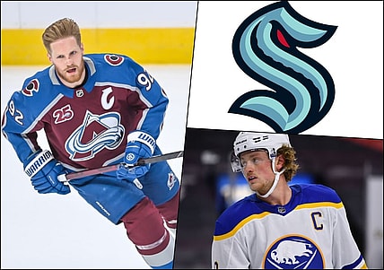 NHL trade, seattle kraken, jack eichel, gabriel landeskog