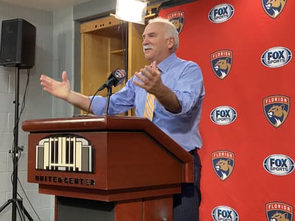 Panthers bruins lineups odds