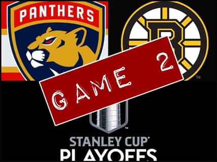 Florida Panthers Boston Bruins game 2