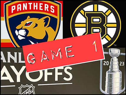 Florida Panthers Boston Bruins Stanley Cup Playoffs 2023 Round 1 Game 1