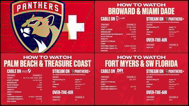 Florida panthers watch