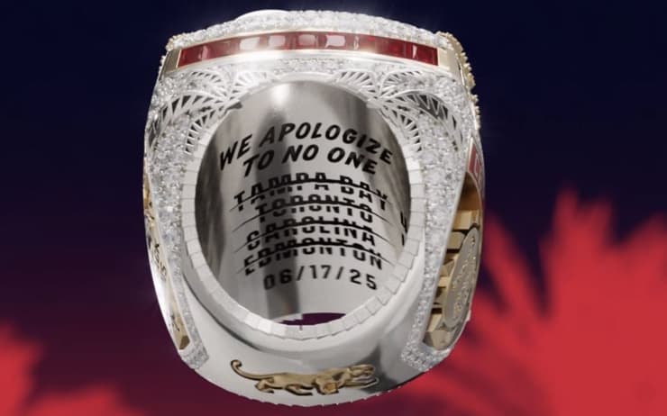 Florida panthers ring