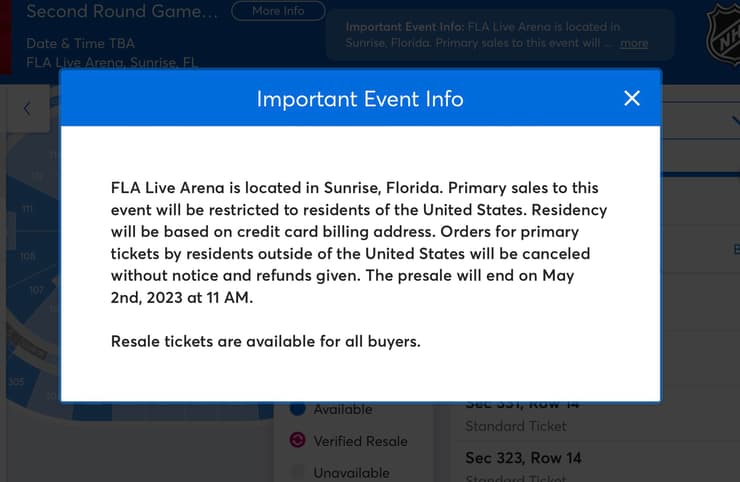 Florida panthers tickets
