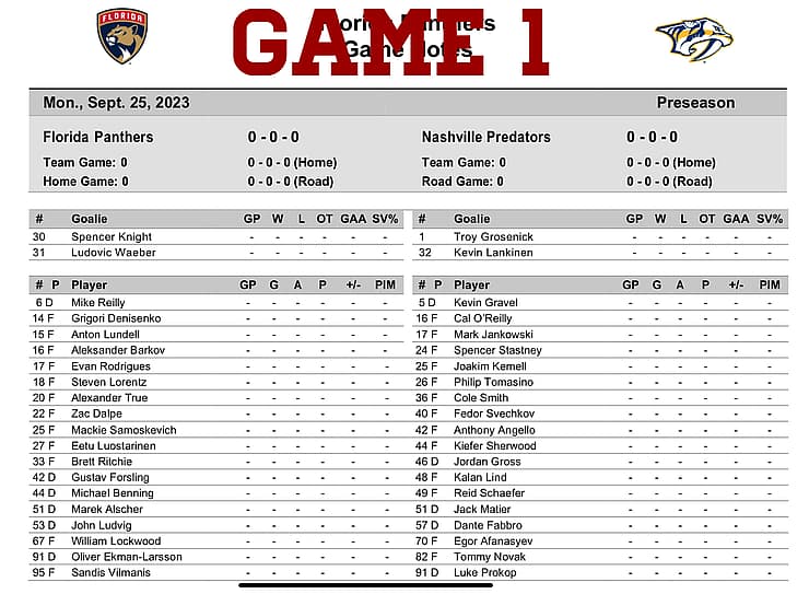Florida panthers