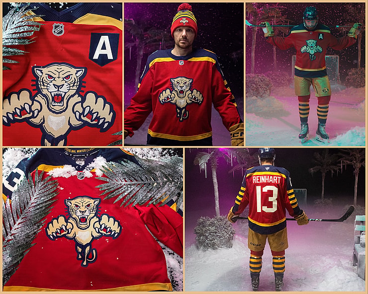 Panthers rangers winter classic uniforms